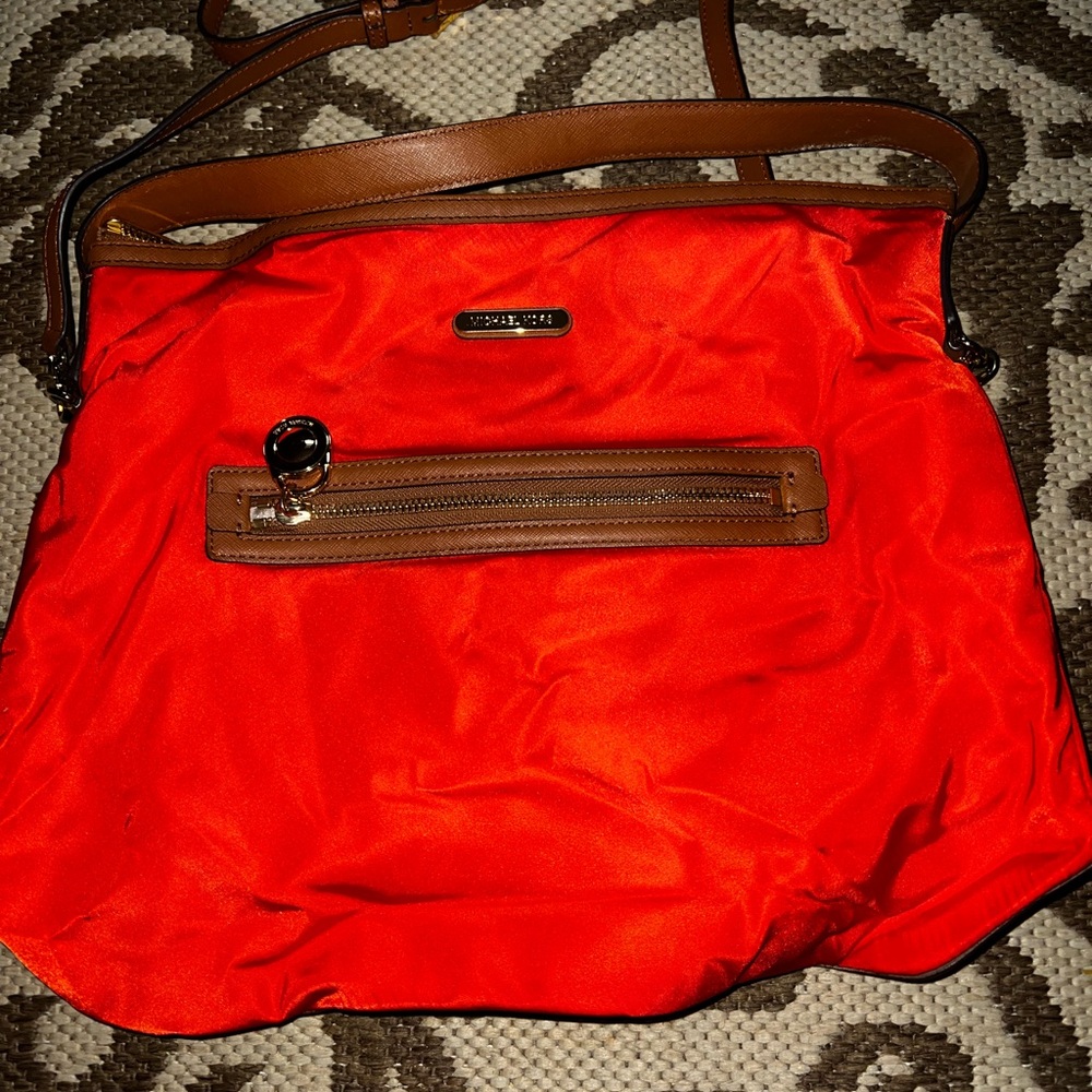 Michael Kors Reddish Orange Crossbody Bag